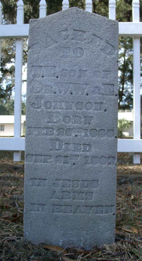 E.E. Johnson Gravestone Photo