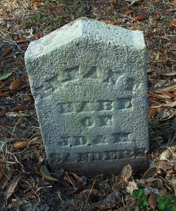 Infant Babe Sanders Gravestone Photo