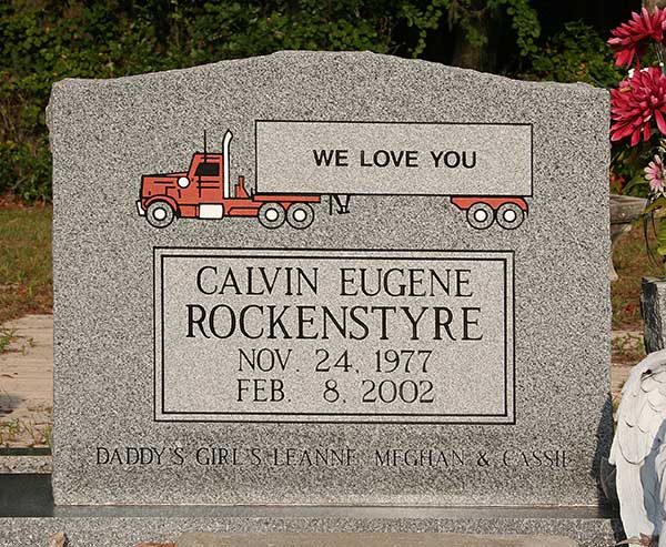 Calvin Eugene Rockenstyre Gravestone Photo