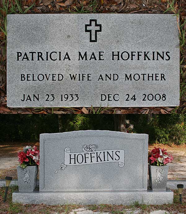 Patricia Mae Hoffkins Gravestone Photo
