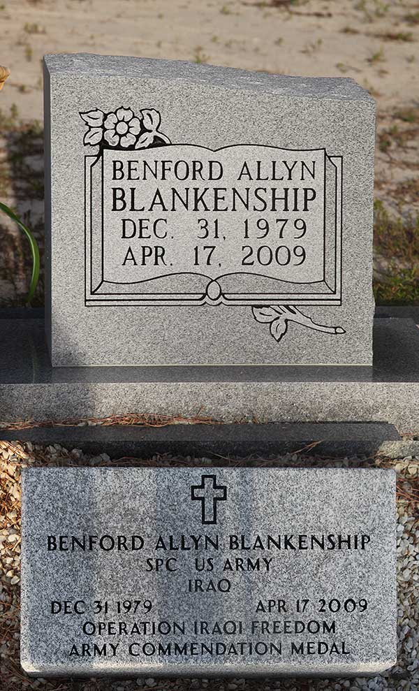 Benford Allyn Blankenship Gravestone Photo