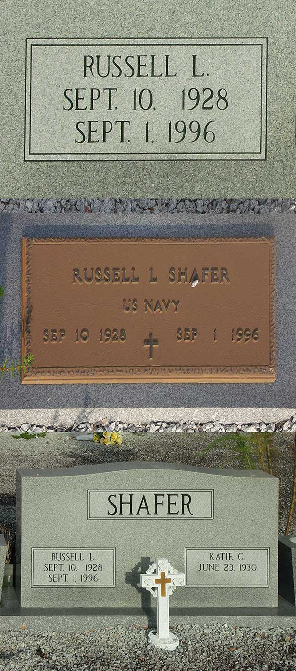 Russell L. Shafer Gravestone Photo