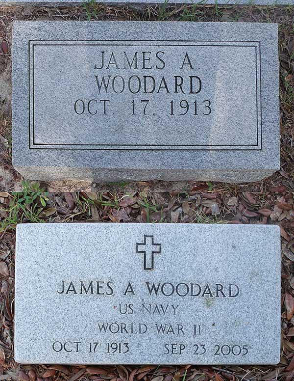 James A. Woodard Gravestone Photo