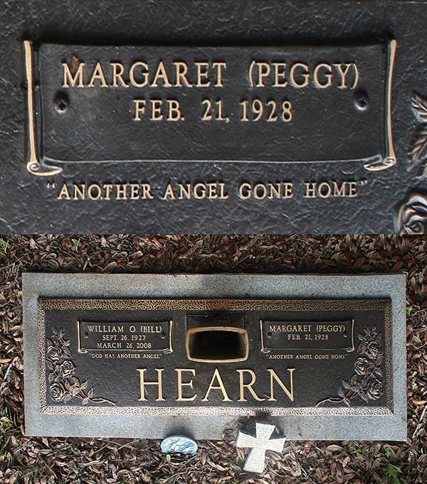 Margaret (Peggy) Hearn Gravestone Photo