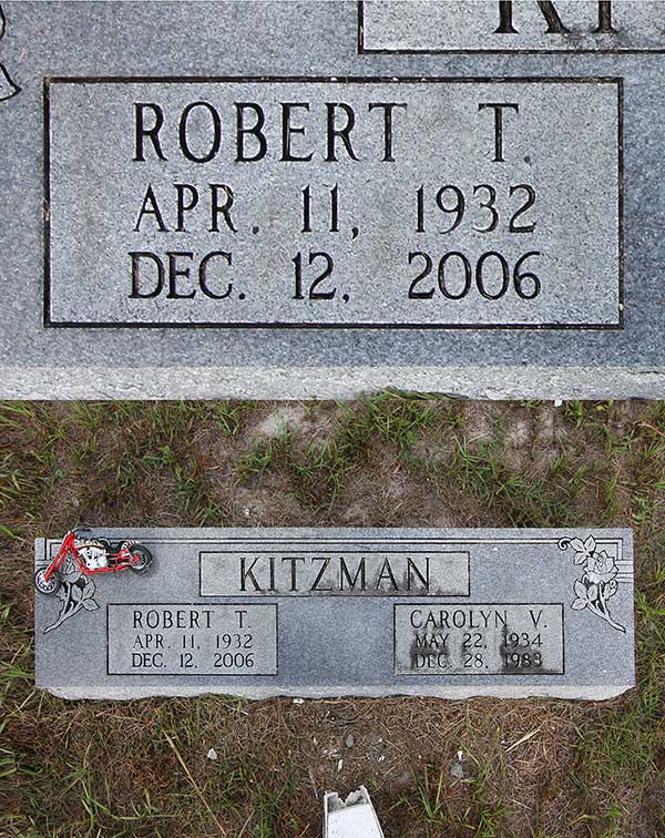 Robert T. Kitzman Gravestone Photo