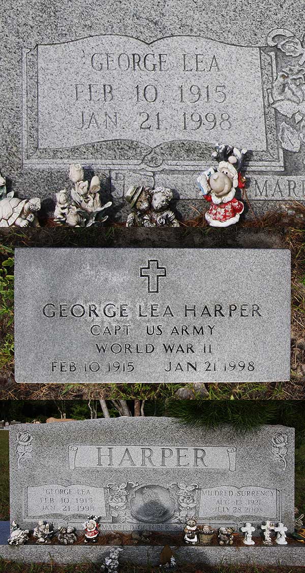 George Lea Harper Gravestone Photo