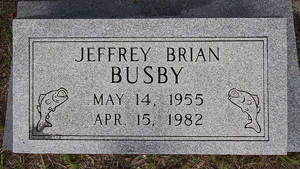 Jeffrey Brian Busby Gravestone Photo