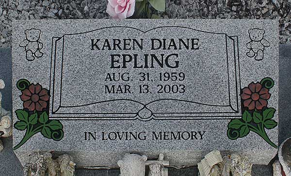 Karen Diane Epling Gravestone Photo