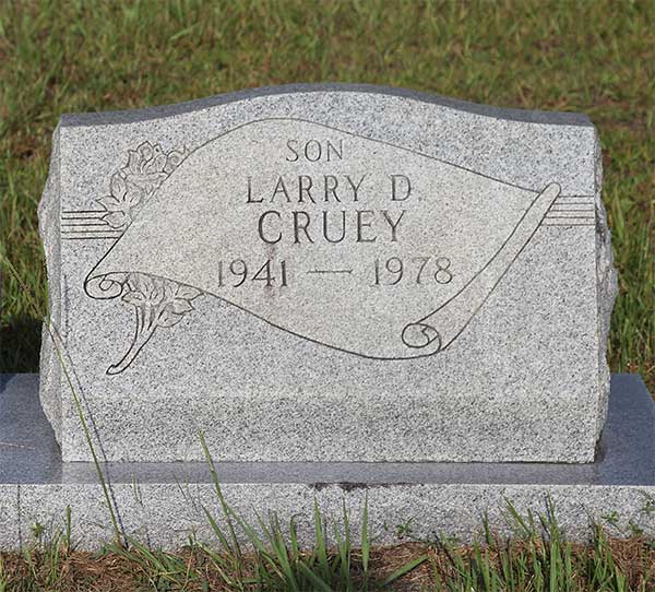Larry D. Cruey Gravestone Photo