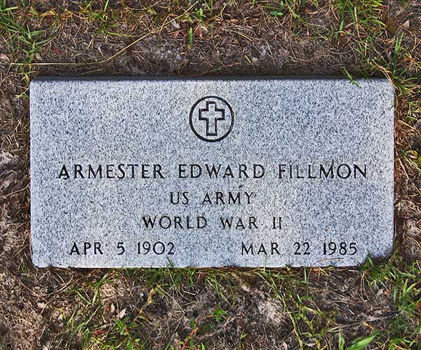 Armester Edward Fillmon Gravestone Photo