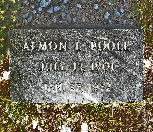 Almon L. Poole Gravestone Photo