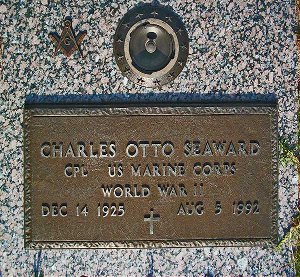 Charles Otto Seaward Gravestone Photo