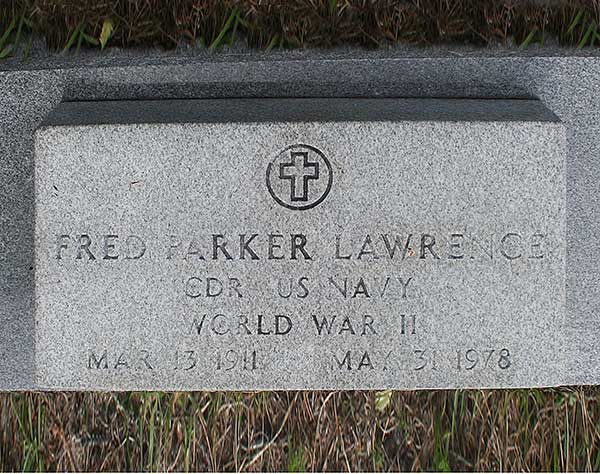 Fred Parker Lawrence Gravestone Photo