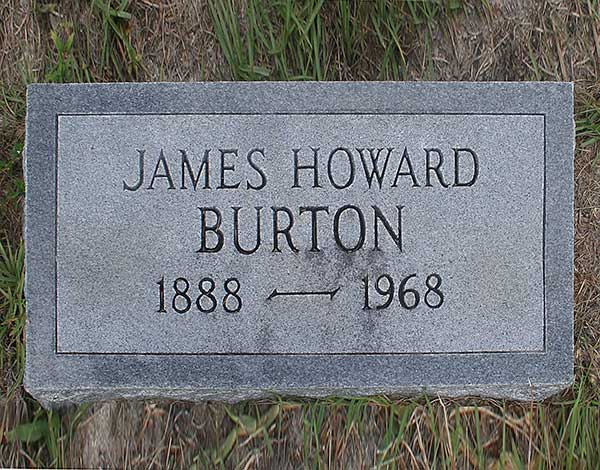 James Howard Burton Gravestone Photo