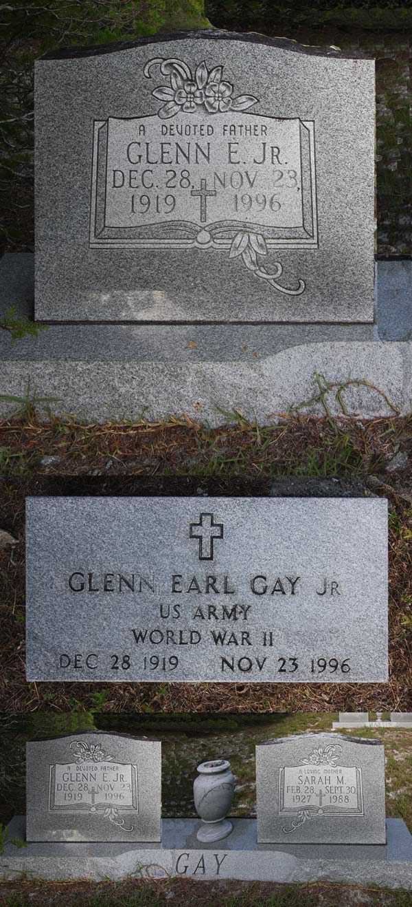 Glenn Earl Gay Gravestone Photo