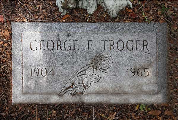 George F. Troger Gravestone Photo