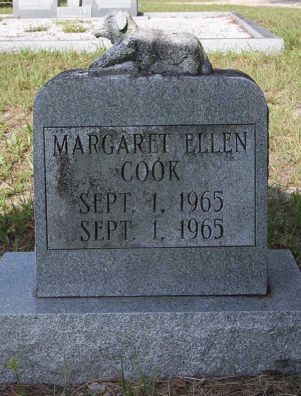 Margaret Ellen Cook Gravestone Photo