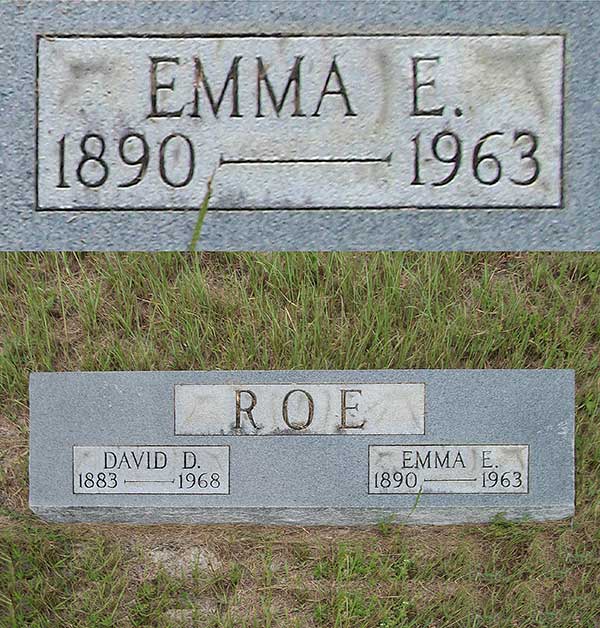 Emma E. Roe Gravestone Photo