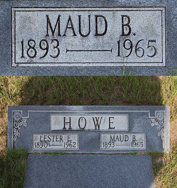 Maud B. Howe Gravestone Photo