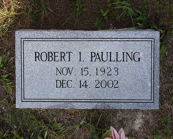 Robert I. Paulling Gravestone Photo