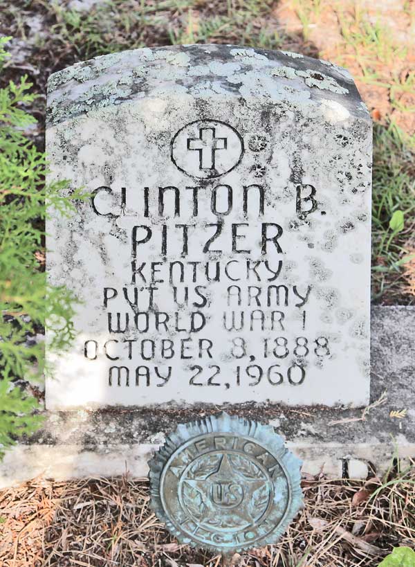 Clinton B. Pitzer Gravestone Photo