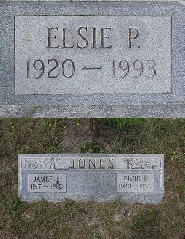 Elsie P. Jones Gravestone Photo