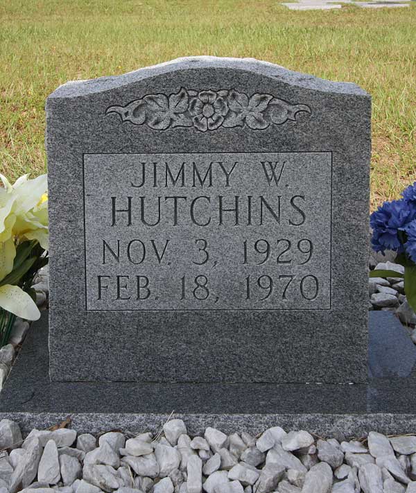 Jimmy W. Hutchins Gravestone Photo