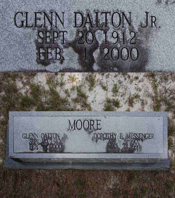 Glenn Dalton Moore Gravestone Photo
