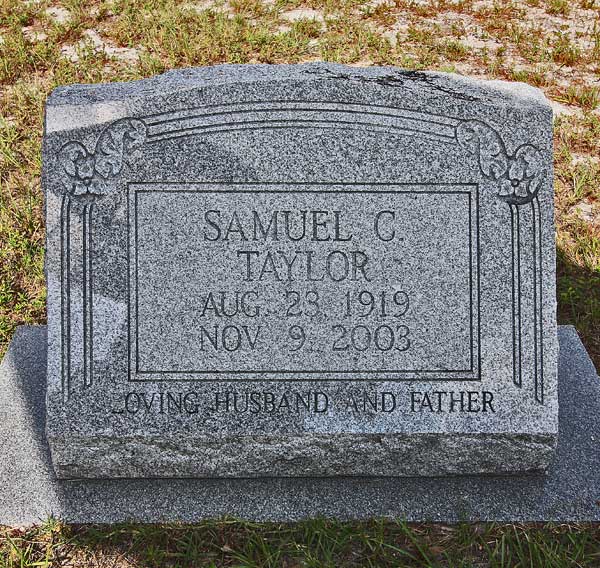 Samuel C. Taylor Gravestone Photo