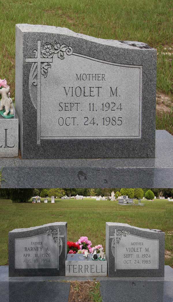 Violet M. Terrell Gravestone Photo