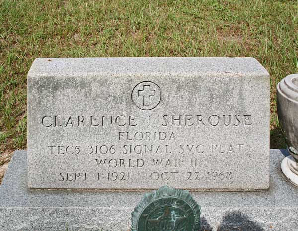Clarence I. Sherouse Gravestone Photo