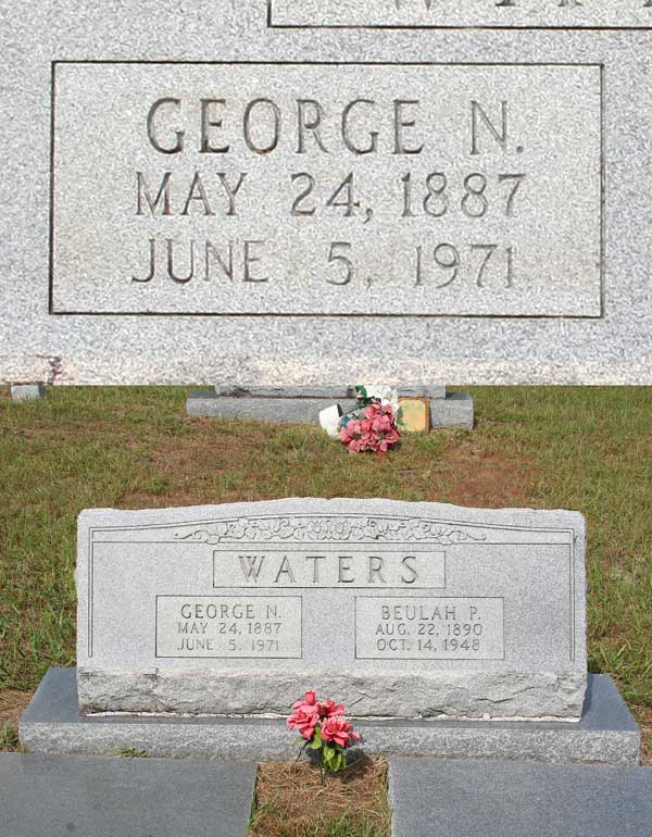 George N. Waters Gravestone Photo