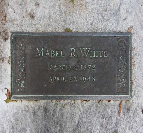 Mabel R. White Gravestone Photo