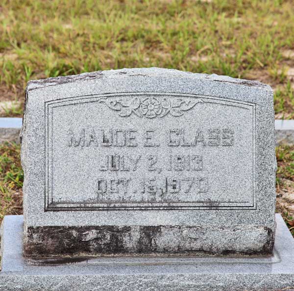 Maude E. Glass Gravestone Photo