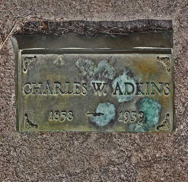 Charles W. Adkins Gravestone Photo