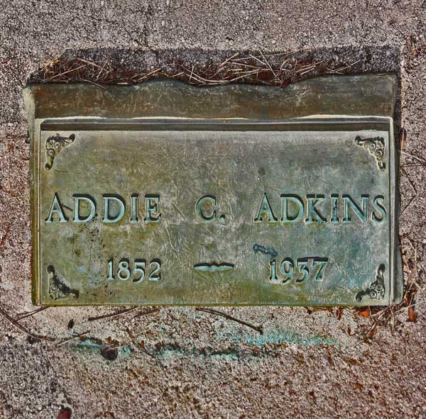 Addie C. Adkins Gravestone Photo