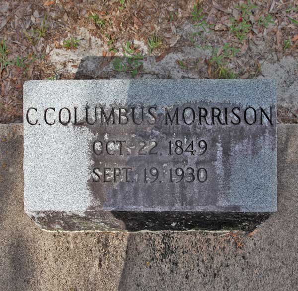 C. Columbus Morrison Gravestone Photo