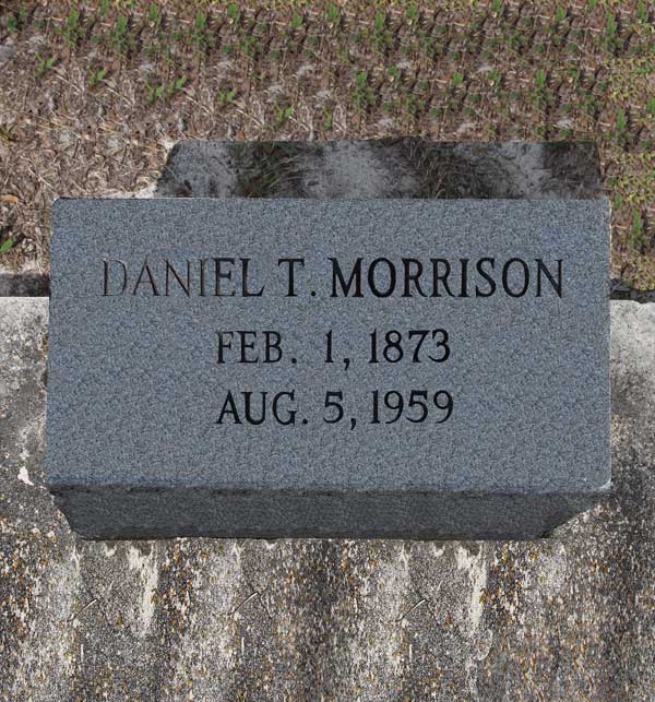 Daniel T. Morrison Gravestone Photo