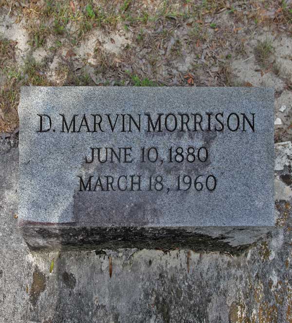 D. Marvin Morrison Gravestone Photo