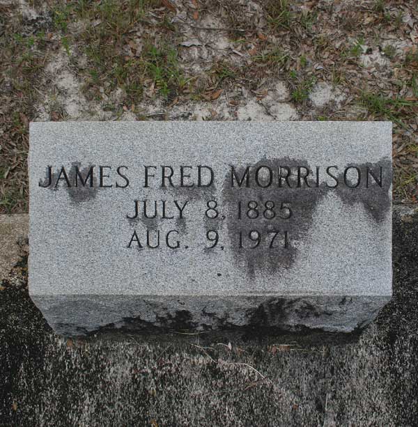 James Fred Morrison Gravestone Photo