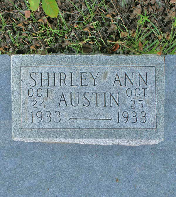 Shirley Ann Austin Gravestone Photo