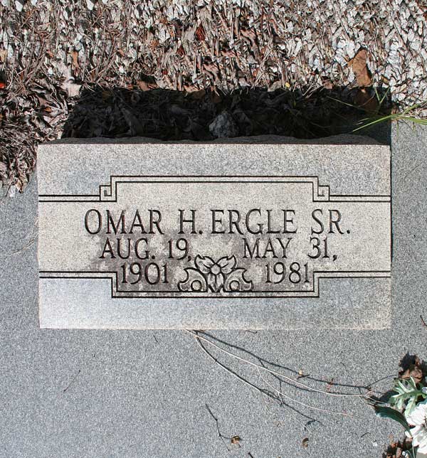 Omar H. Ergle Gravestone Photo