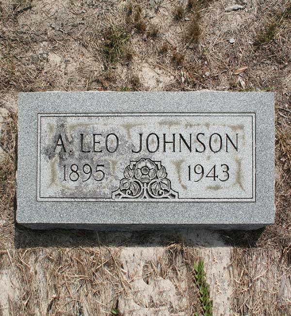 A. Leo Johnson Gravestone Photo
