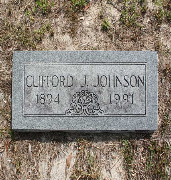 Clifford J. Johnson Gravestone Photo
