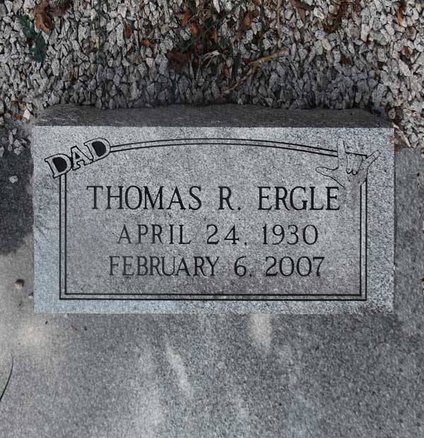 Thomas R. Ergle Gravestone Photo