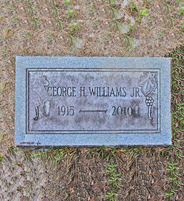 George H. Williams Gravestone Photo