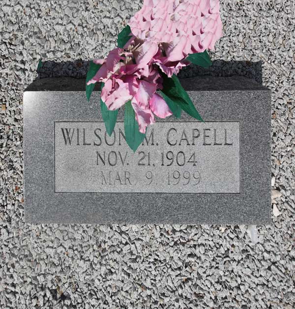 Wilson M. Capell Gravestone Photo