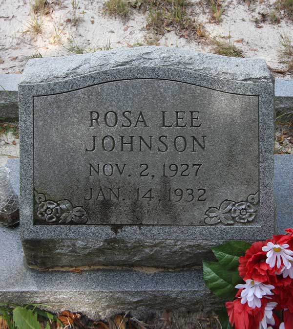 Rosa Lee Johnson Gravestone Photo