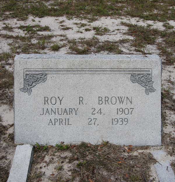 Roy R. Brown Gravestone Photo