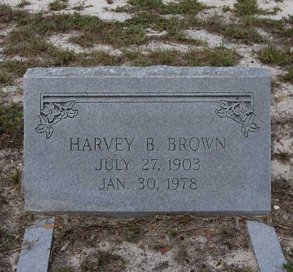 Harvey B. Brown Gravestone Photo